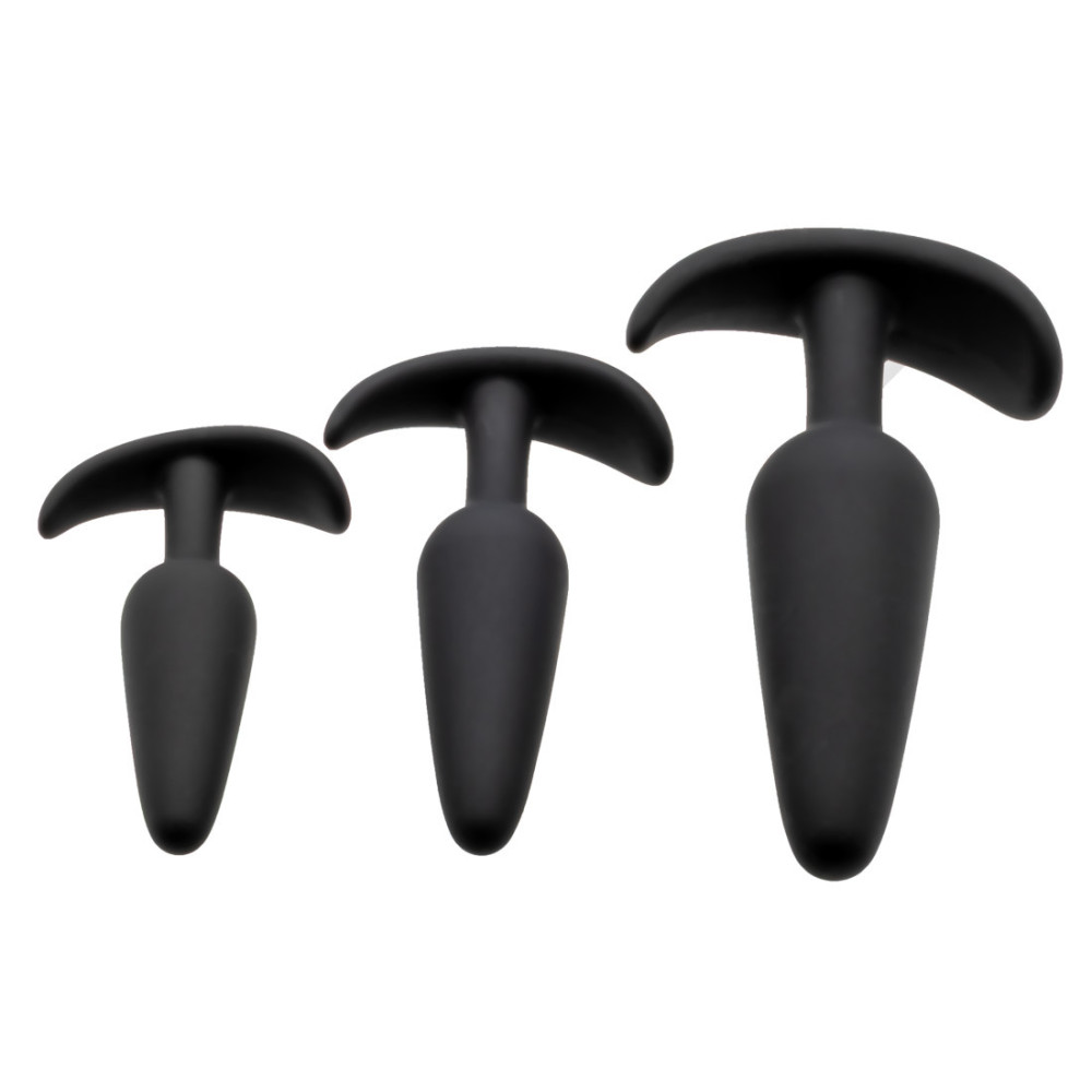 Sin Silikone Triple Butt Plug Sæt