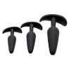 Sin Silikone Triple Butt Plug Sæt