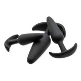 Sin Silikone Triple Butt Plug Sæt