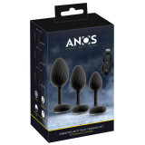 Anos Vibrerende Fjernbetjent Butt Plug Sæt