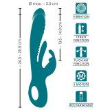 Sweet Smile Thrusting Rabbit Vibrator med G-Spot Stimulation 