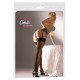 Cottelli Netstrømper med Blondekant til Hofteholder