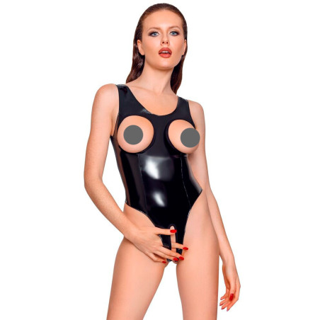 Black Level Åben Lak Bodystocking