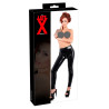 Late X Latex Leggings med Lynlås i Skridtet
