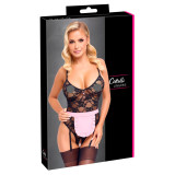 Cottelli Bundløs Stuepige Bodystocking Kostume