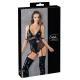 Cottelli Bondage Åben Wetlook Bodystocking