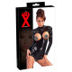 Late X Latex Bodystocking med Frie bryster og Skridt Lynlås