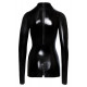 Late X Latex Bodystocking med Frie bryster og Skridt Lynlås