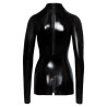 Late X Latex Bodystocking med Frie bryster og Skridt Lynlås
