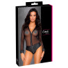 Cottelli Gennemsigtig Bodystocking med Lynlås