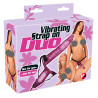 You2Toys Vibrating Strap On Duo med Fjernbetjening