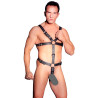 Zado Læder Harness Mænd med Testikkelring
