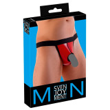 Svenjoyment Showmaster Rød Åben Lak G-streng