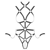 Bad Kitty Harness Body med 2 Håndleds Lænker