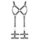 Zado Læder Body Harness med Lårlænker