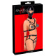 Bad Kitty Harness med 4 Armmanchetter og Hovedmaske