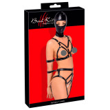 Bad Kitty Harness med 4 Armmanchetter og Hovedmaske