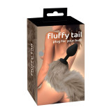 Flutty Tail Anal Plug med Hale af imiteret Pels