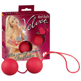 Velvet Red Balls Duo Bækkenbundskugler