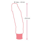 Nature Skin Big Vibe Stor Dildo Vibrator