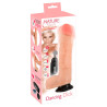 Nature Skin Dansende Dildo Vibrator med Sugekop