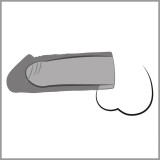 You2Toys Mega Dick Sleeve Transparent 