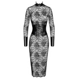 Noir Handmade Kink Royal Lang Blonde Kjole