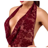 Noir Handmade Kink Royal Rød Blonde Kjole