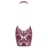 Noir Handmade Kink Royal Rød Blonde Kjole