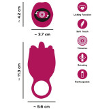 You2Toys Oral Fun Slikkende og Vibrerende Tunge Vibrator