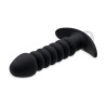 Anal silikone Vibrator med Riller