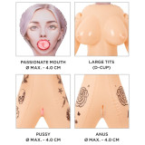 You2Toys Tattooed Love Doll Oppustelig Lolitadukke
