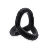 Sin Triple Cock and Ball Silikone Ring