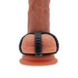 Sin Triple Cock and Ball Silikone Ring