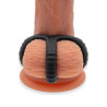 Sin Triple Cock and Ball Silikone Ring