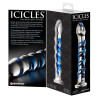 Icicles No 5 Buet Glas Dildo | Køb håndlavet sexlegetøj i glas