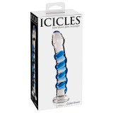 Icicles No 5 Buet Glas Dildo | Køb håndlavet sexlegetøj i glas