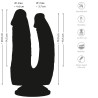 Nature Skin Dobbelt Dildo med Bevægelig Overflade | Sexnetto