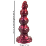 Beasty Cocks Werewolf Willie Kugle Formet Silikone Dildo | Sexnetto