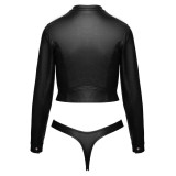 Cottelli Party 2-Delt Læder Look Sæt | Sexnetto