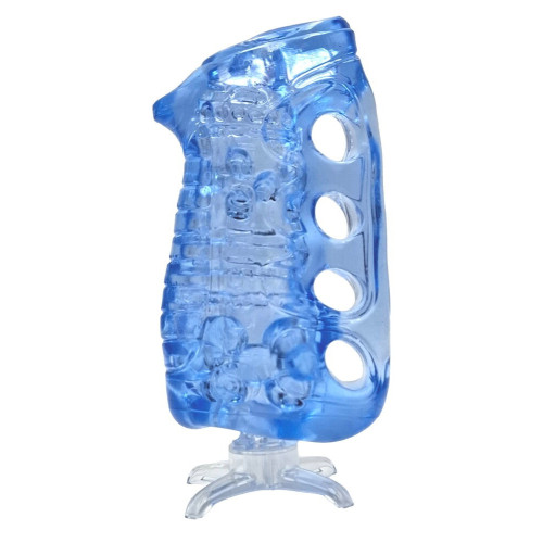 Fleshlight Fleshskins Grip Blue Ice Onani Sleeve | Køb 100 % diskret!