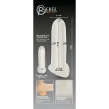 Rebel Forstører Sleeve med Testikel Ring