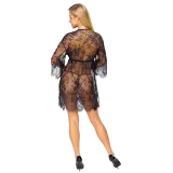 Cottelli Blomstret Gennemsigtig Kimono | Sexnetto