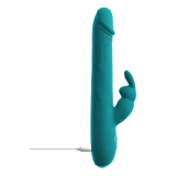 Sweet Smile Bølge Rabbit Silikone Vibrator