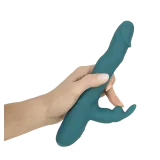 Sweet Smile Bølge Rabbit Silikone Vibrator