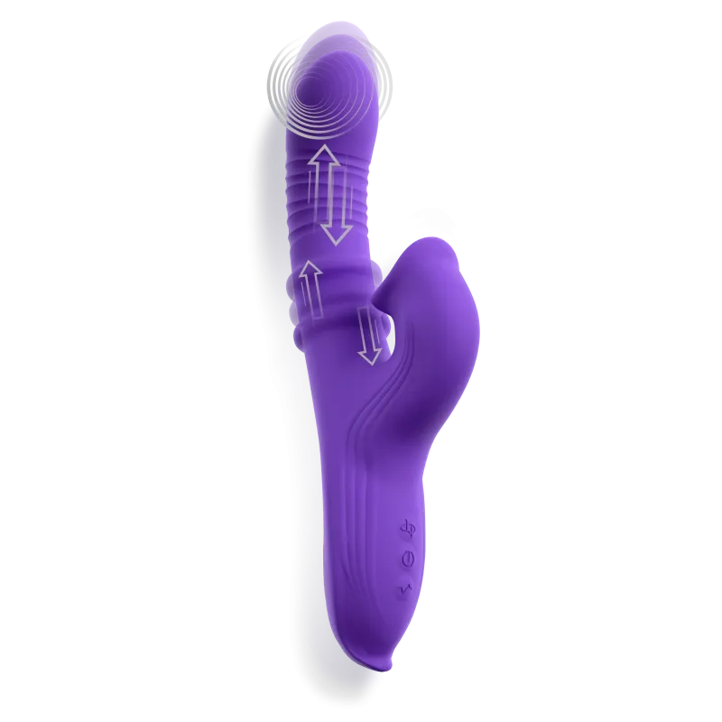 Sweet Smile Dobbelt Thrusting Rabbit Vibrator