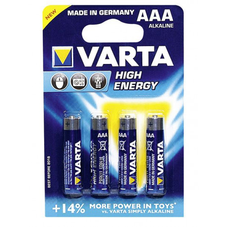 Batterier Varta 4 x AAA Batterier Varta 4 x AAA