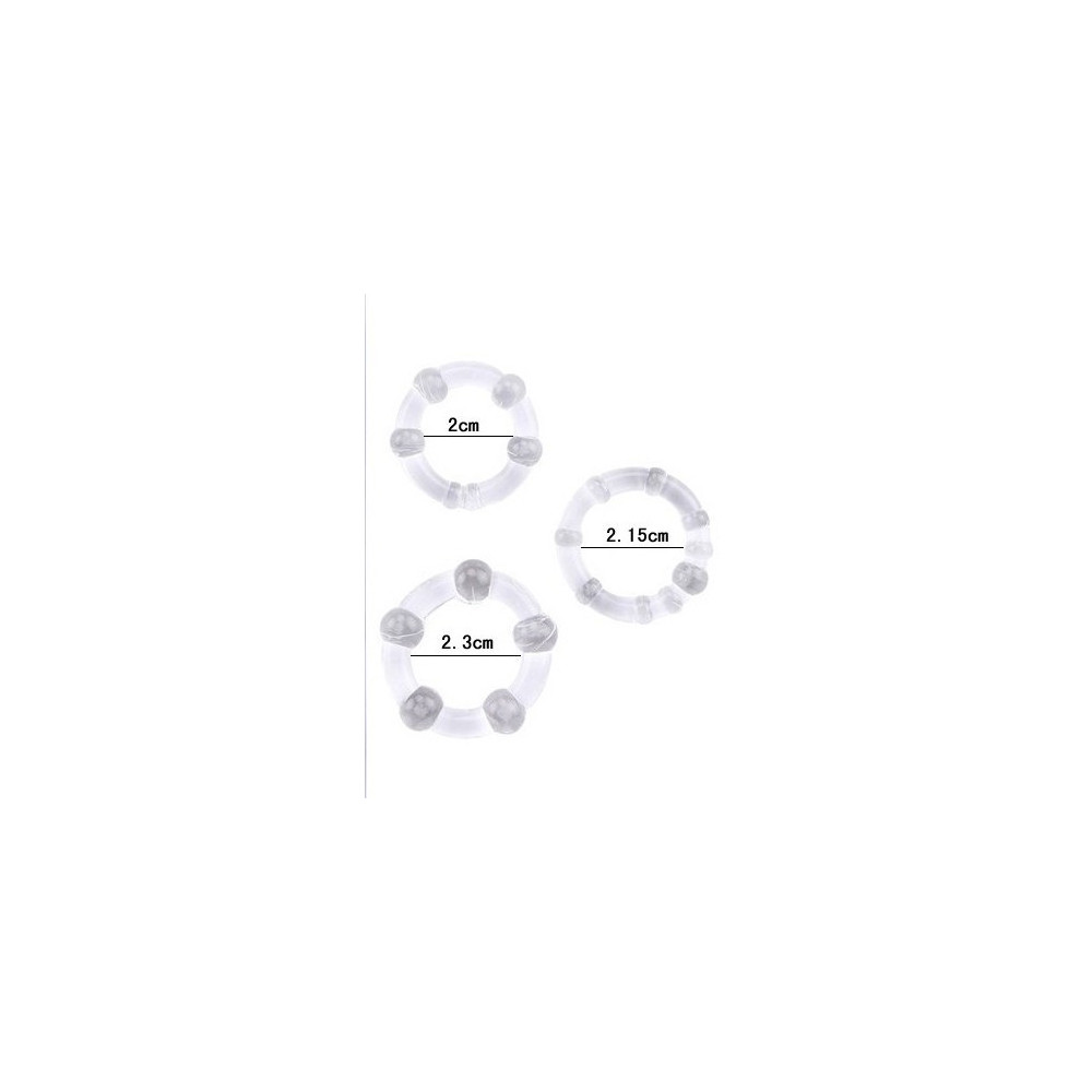 3 Silikone Penisringe 