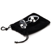 Metal Buttplug med Smykkesten