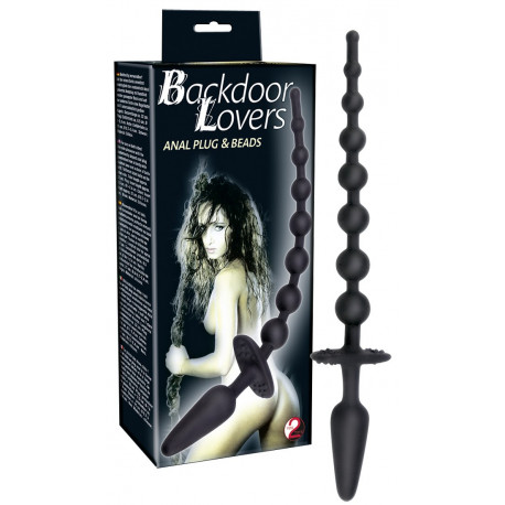 You2Toys Backdoor Lovers Buttplug med Analkugler